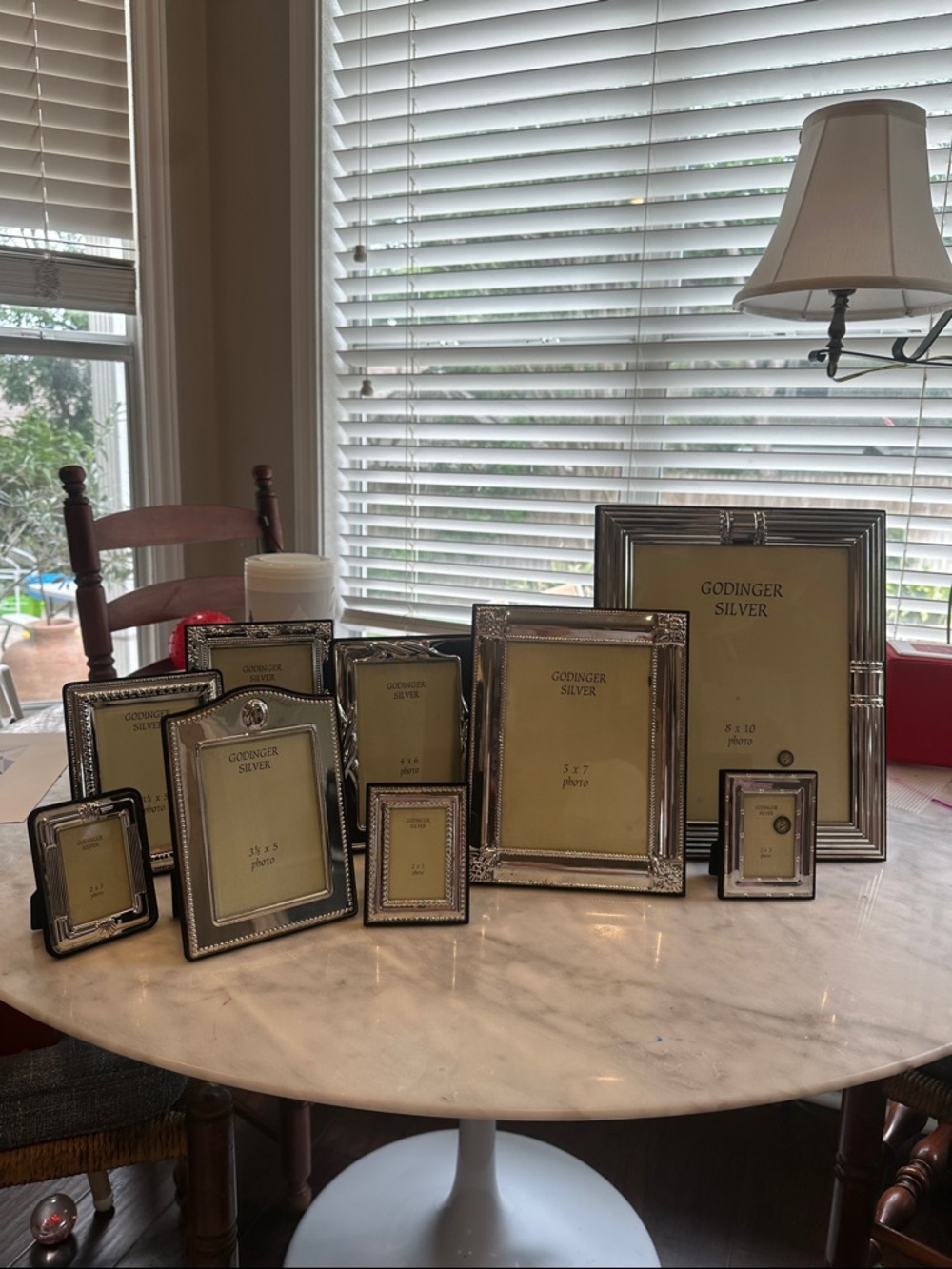 Godinger Silver Plated Framed set of 10